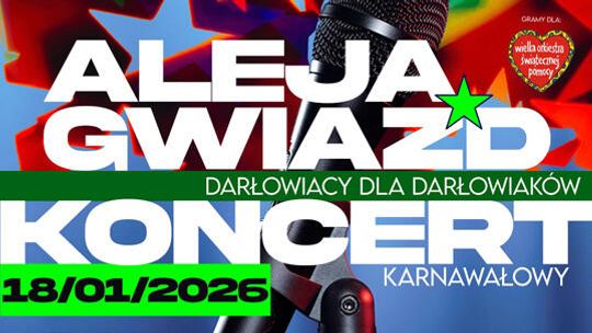 Darłowo: Aleją Gwiazd – koncert karnawałowy