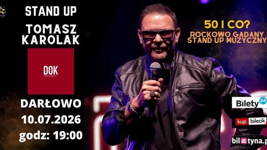 Darłowo DOK: TOMASZ KAROLAK  STAND UP - 50 i co?