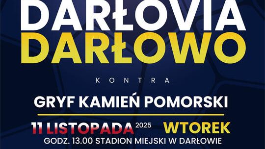 Darłowo: Miłośników piłki nożnej zapraszamy jutro na mecz