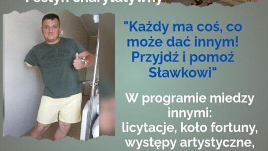 Tychowo: festyn charytatywny dla Pana Sławka