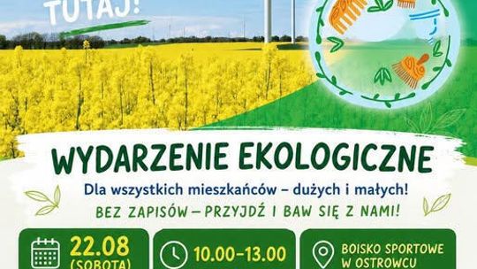 Wydarzenie ekologiczne w Ostrowcu: gry, quizy, energorowery i zero waste.