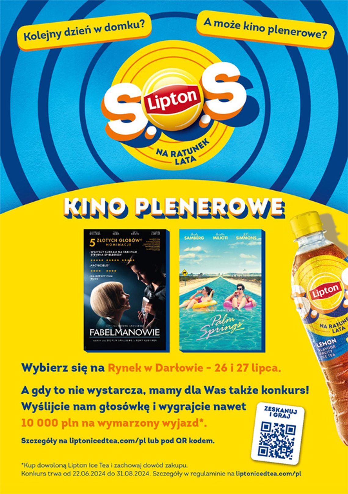 Darłowo: Kino Plenerowe z Lipton