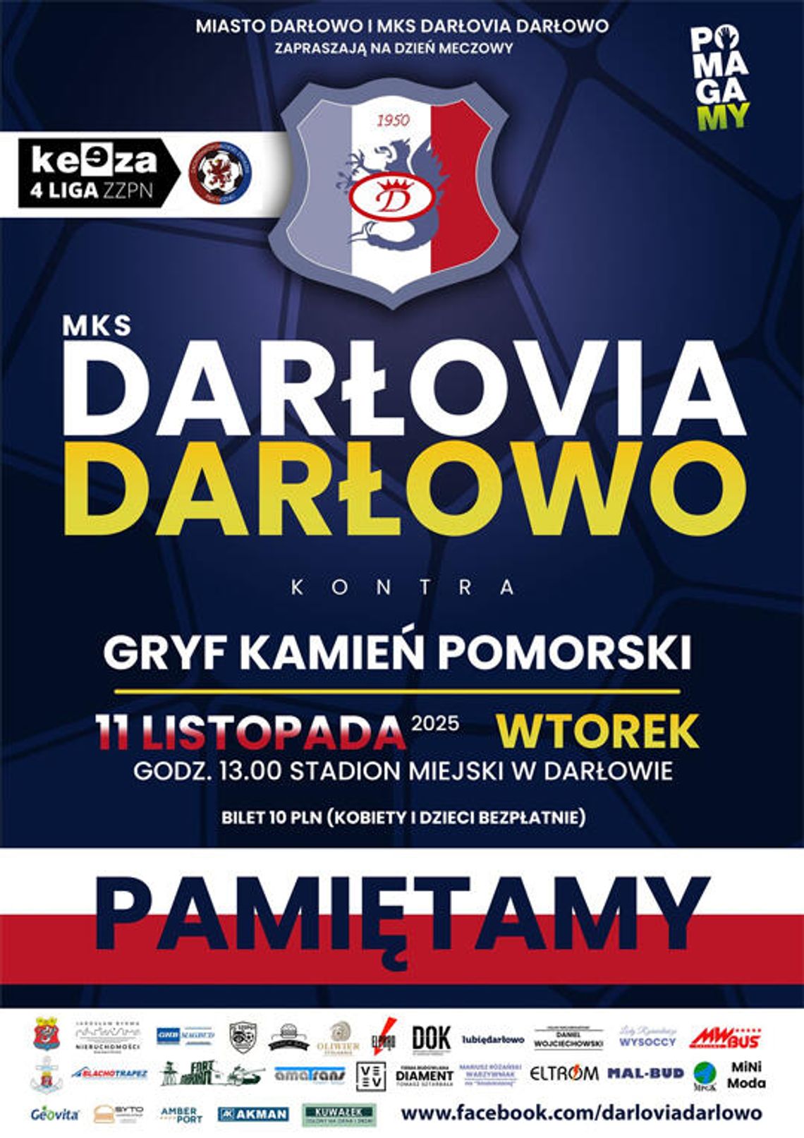 Darłowo: Miłośników piłki nożnej zapraszamy jutro na mecz