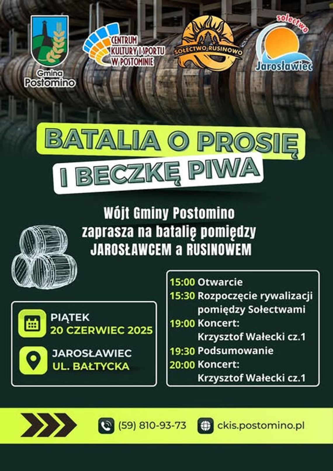 Jarosławiec: Batalia o prosię i beczkę piwa Jarosławiec: Batalia o prosię i beczkę piwa