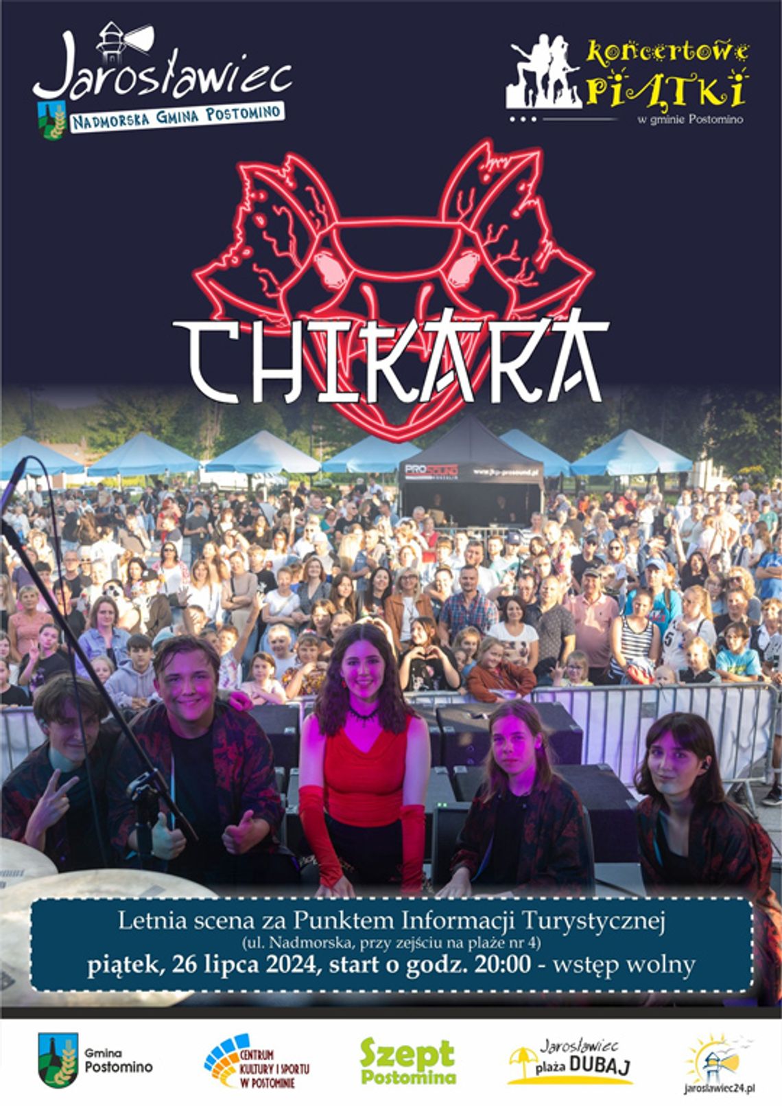 Jarosławiec: Koncert Zespół "CHIKARA"