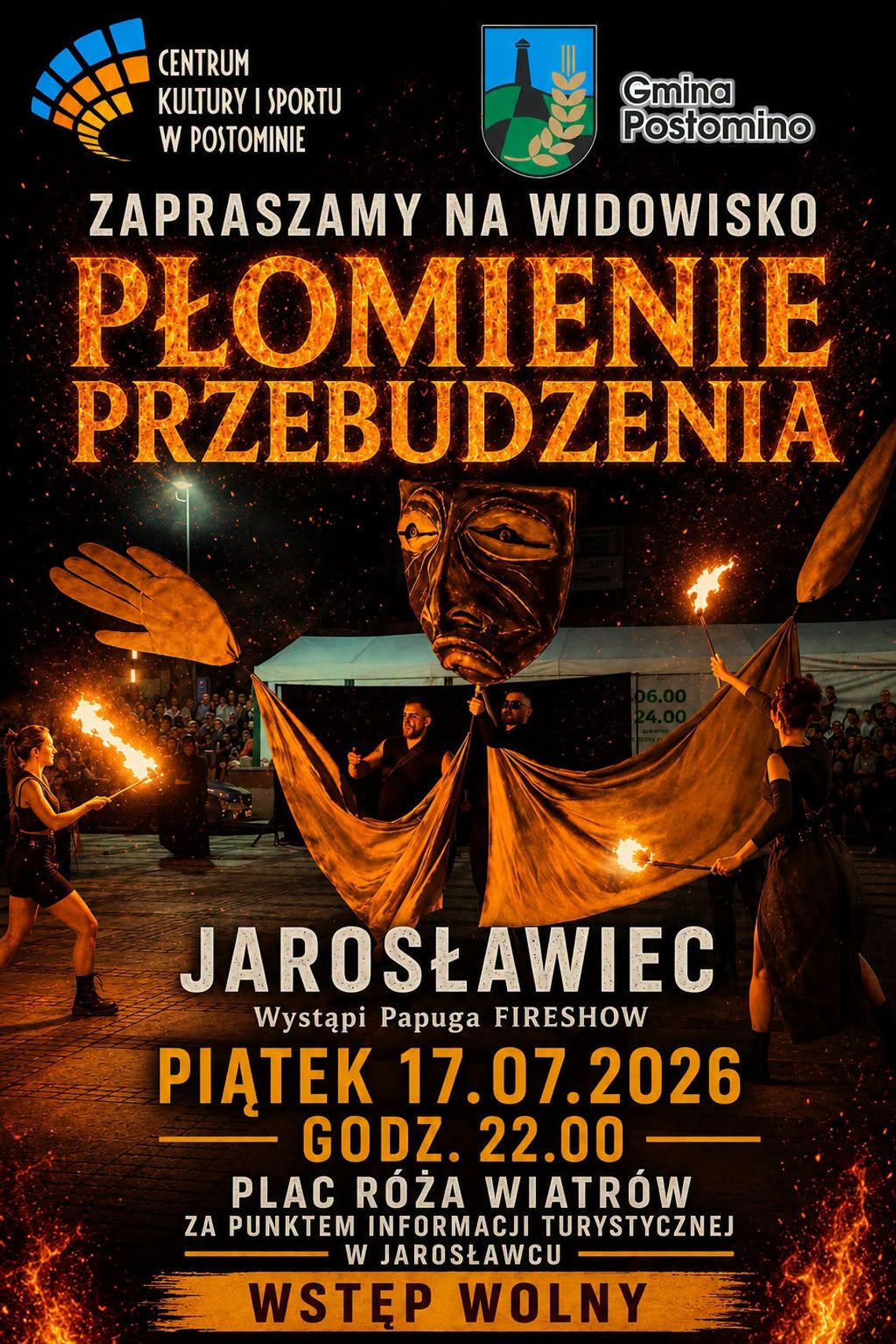 Jarosławiec: "Płomienie Przebudzenia" - niezwykłe widowisko ognia, muzyki i ruchu!