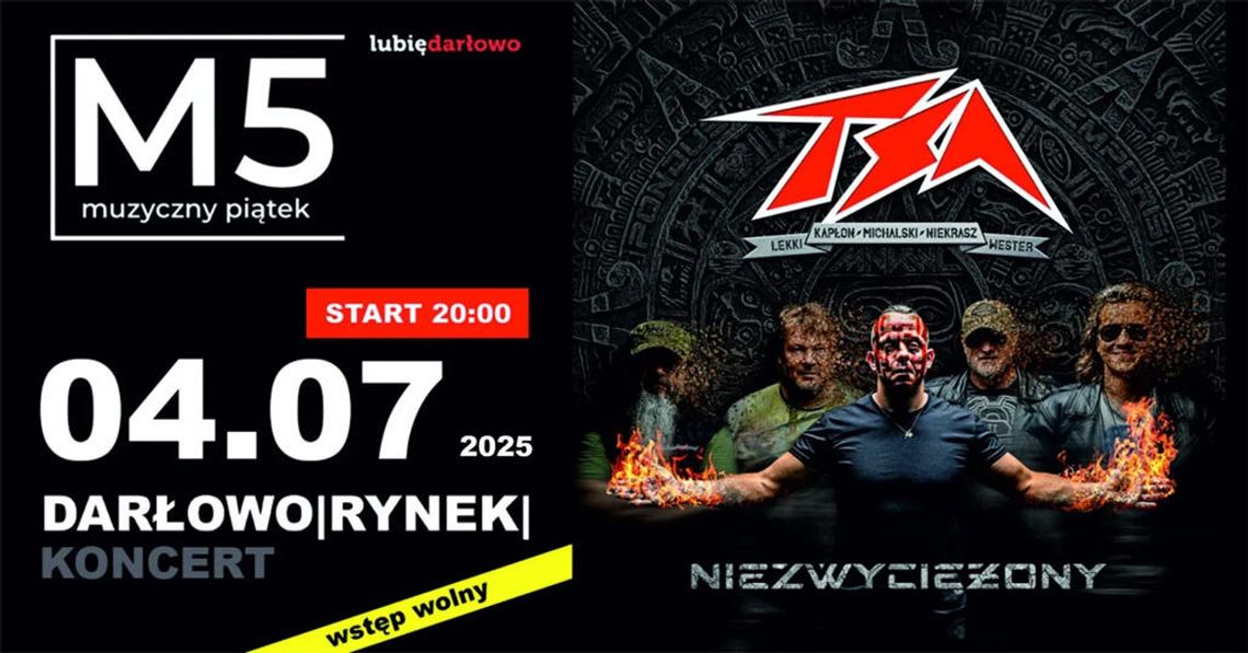 Już dzisiaj - koncert zespołu TSA w Darłowie Już dzisiaj - koncert zespołu TSA w Darłowie