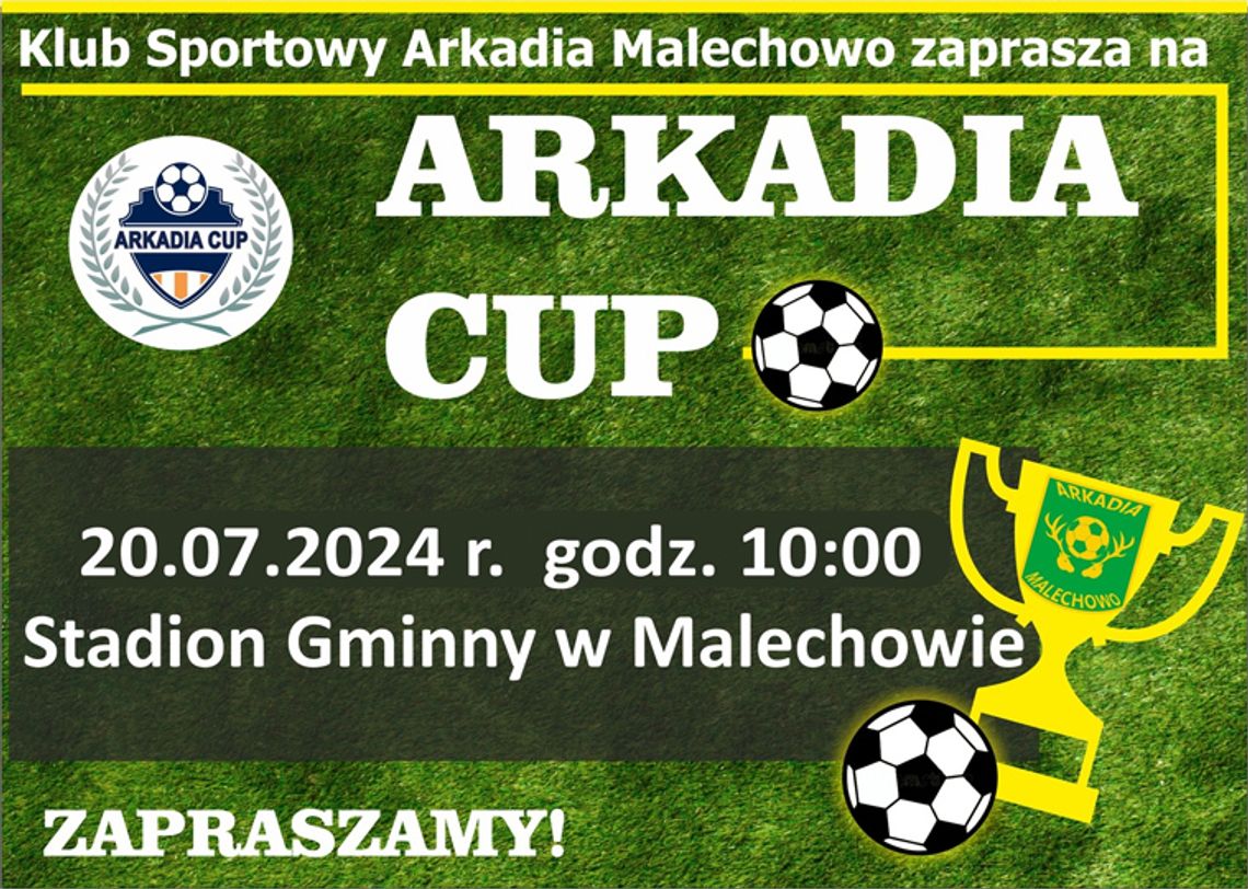 Malechowo: KS Arkadia Malechowo zaprasza na turniej Arkadia Cup