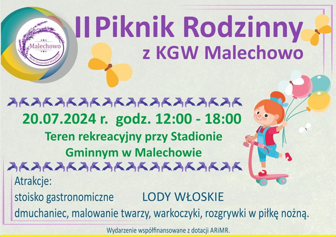 Malechowo: Piknik rodzinny z KGW Malechowo