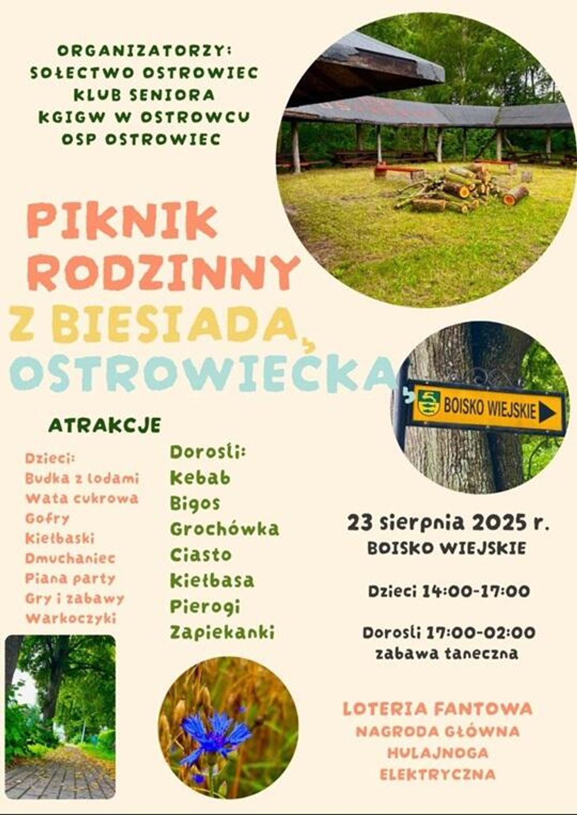 Ostrowiec: Piknik rodzinny z Biesiadą Ostrowiecką Ostrowiec: Piknik rodzinny z Biesiadą Ostrowiecką