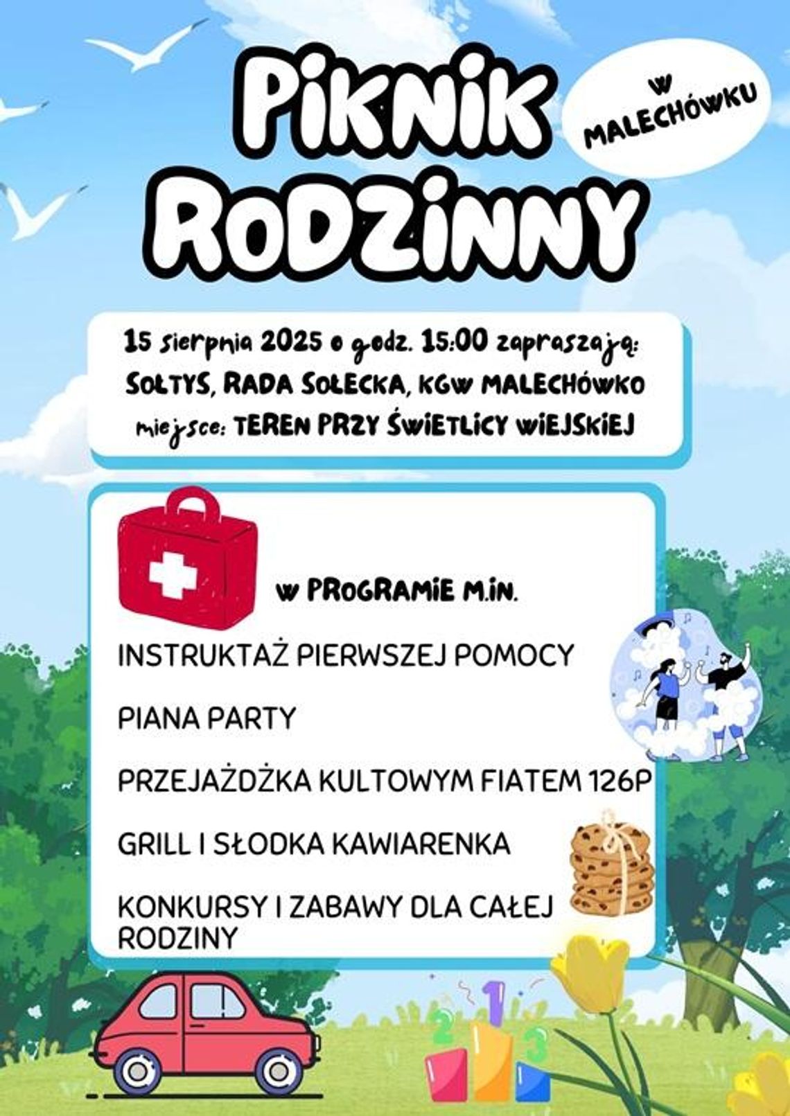 Rodzinny piknik w Malechówku Rodzinny piknik w Malechówku
