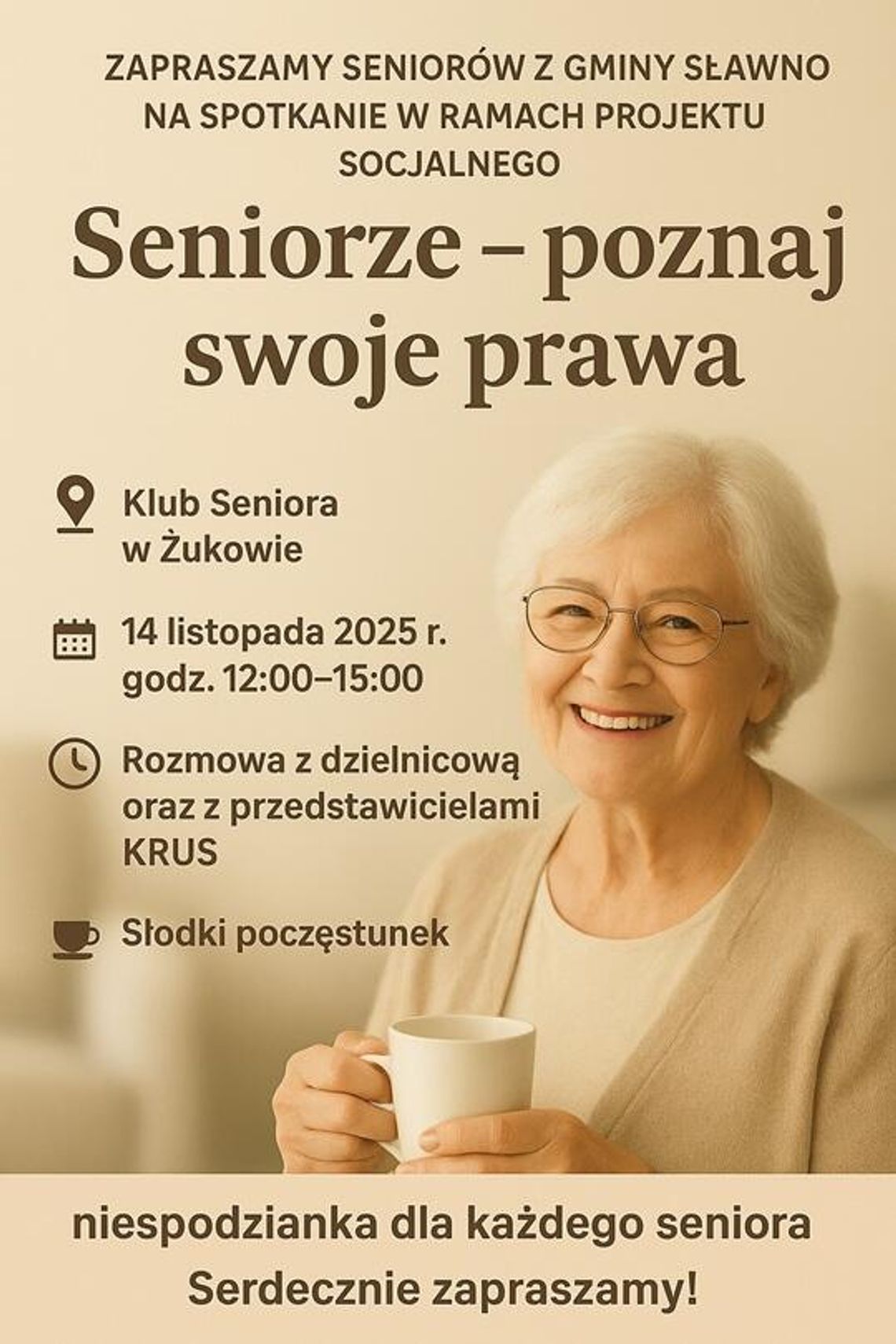 „Seniorze – poznaj swoje prawa” „Seniorze – poznaj swoje prawa”