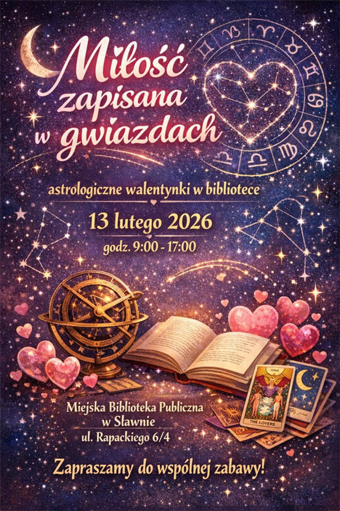 Sławno: Astrologiczne Walentynki w Bibliotece Miejskiej