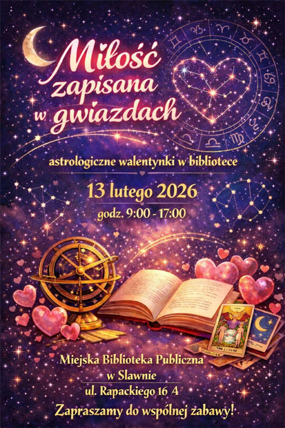 Sławno: Astrologiczne Walentynki w Bibliotece Miejskiej