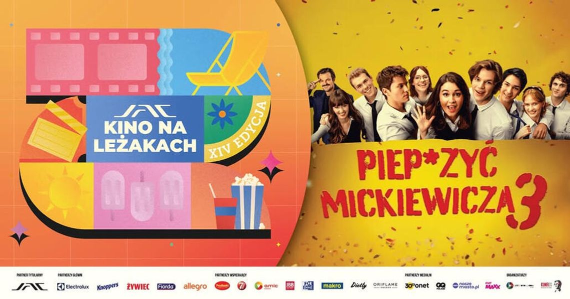 Sławno: Kino na leżakach: “Piep*zyć Mickiewicza 3”. Sławno: Kino na leżakach: “Piep*zyć Mickiewicza 3”.