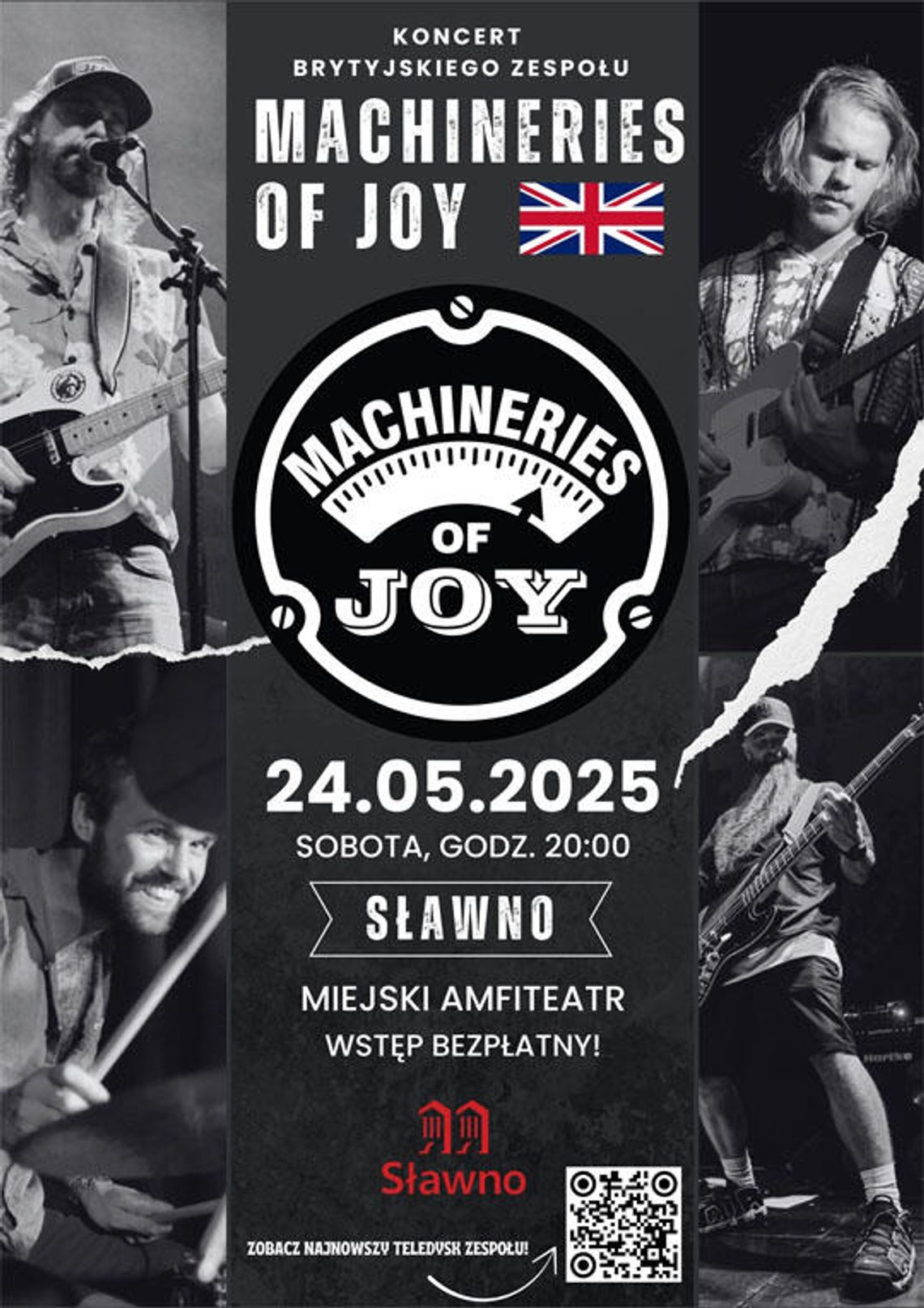 Sławno : Koncert zespołu Machineries Of Joy Sławno : Koncert zespołu Machineries Of Joy
