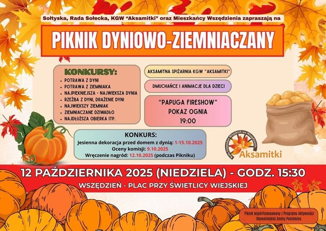 Wszedzień: piknik dyniowo-ziemniaczany