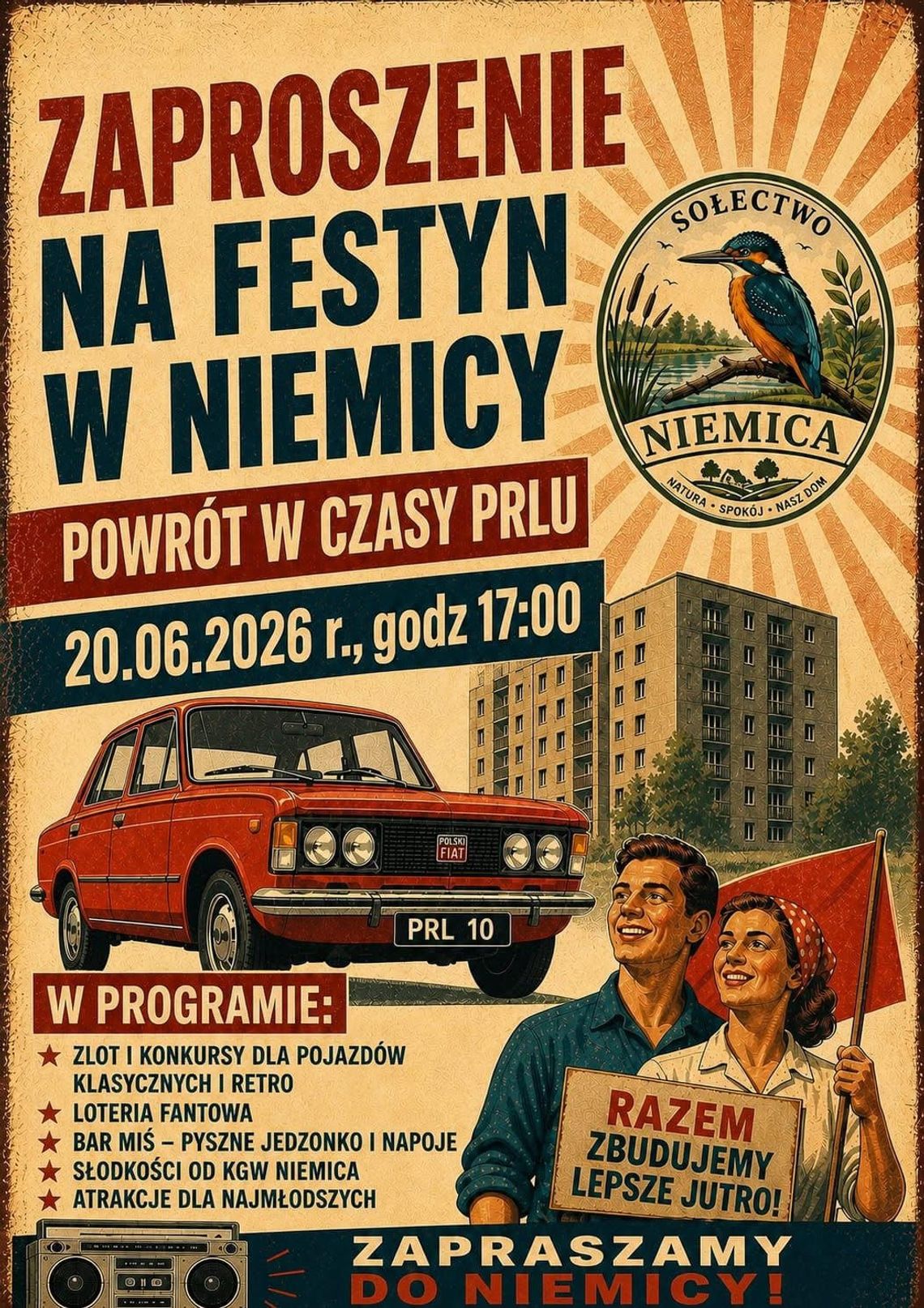 X FESTYN PRL w NIEMICY - zapisy pojazdów do konkursu X FESTYN PRL w NIEMICY - zapisy pojazdów do konkursu