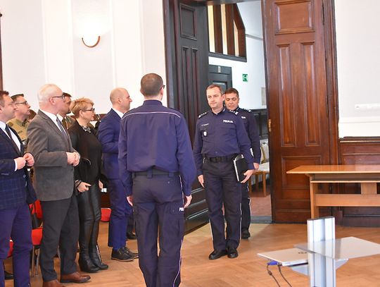 Roczna odprawa Komendy Powiatowej Policji w Sławnie