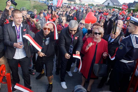 19.09 Darłowo. Oficjalne otwarcie mostu im. WOŚP