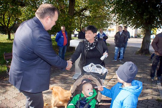 6.10 Sławno. Spotkanie Stanisława Gawłowskiego z mieszkańcami Sławn