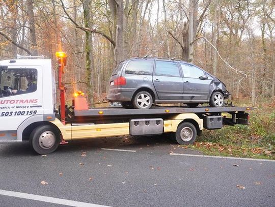 Grzybno – Pątnowo: Wypadek na prostym odcinku drogi