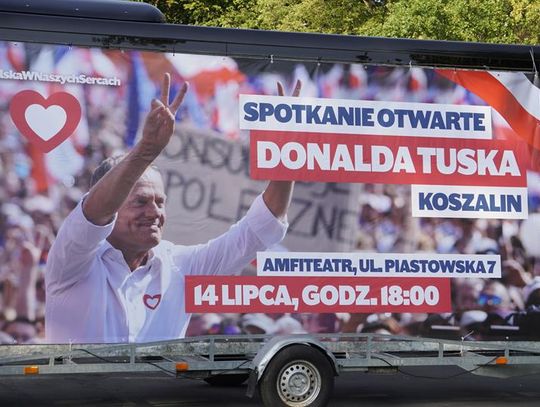 Spotkanie z Donaldem Tuskiem w Koszalinie